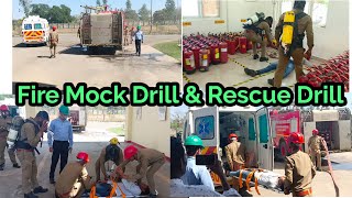 Fire Mock drill \u0026 Rescue Drill