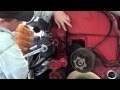 Cummins ISX How to install AC belt by Rawze