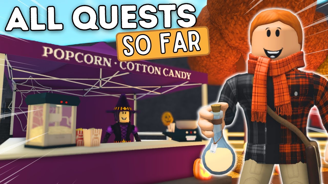 How To COMPLETE The 1st & 2nd HALLOWEEN QUESTS In BLOXBURG - YouTube