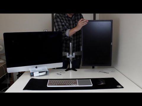 Best Monitor Arm Ergotech Freedom Review 320 Series Dual Monitor Arm Mount Set Up And Review