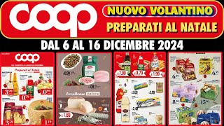 Volantino Coop dal 6 al 16 dicembre 2024 🎄 PREPARATI AL NATALE  🟩⬜️🟥 #anteprima