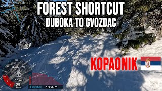 [4K] Skiing Kopaonik, Forest Shortcut - Duboka to Gvozdac - Staze 6 21 7 8 19, Serbia, GoPro HERO13