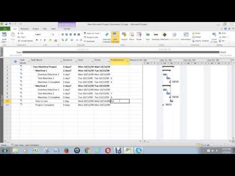 Video 2 How to Create a Project Schedule in MS Project Video 2 How to Create a Project Schedule in MS Project
