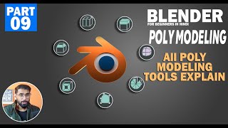 Blender Part - 09 |  All Ploy Modeling Tools Explain !