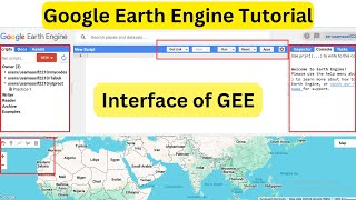 Google Earth Engine Tutorial - GEE interface overview