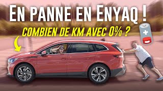 Skoda Enyaq: Ça fait quoi de vider la batterie jusqu'à la panne ?