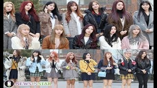 [뉴스인스타] 위키미키, 우주소녀 '끊이지 않는 팬들의 열띤 응원' 180309 뮤직뱅크 출근길