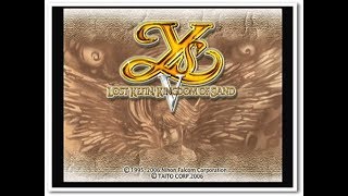 PS2　イースV -Lost Kefin, Kingdom of Sand-　scene 1