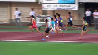 2018works team vs student Meet Men's100m Takuya NAGATA10.14(+1.5)長田拓也 女部田祐白石黄良々