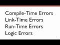 Programming Errors (C++)