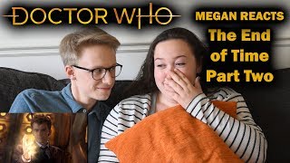 MEGAN REACTS (CRIES) - Doctor Who - The End of Time Part Two (Live Reaction)