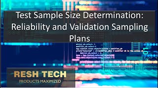 Test Sample Size Determination