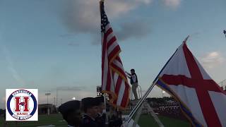 HHS Band performs the Star Spangled Banner