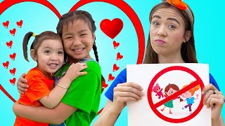 Jannie Y Maddie Aprenden Reglas Para Niños | Los Niños Aprenden Que Compartir Es Cuidar Y Más Reglas