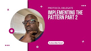 Junior iOS Developer Course - Protocol Delegate - Implementing the Pattern Pt 2