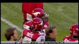 Henry Burris touchdown pass - July 14, 2010