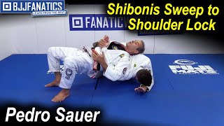 Shibonis Sweep to Shoulder Lock by Pedro Sauer