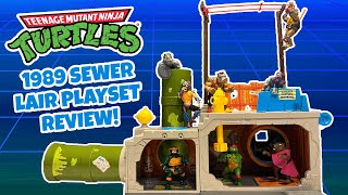 Teenage Mutant Ninja Turtles Sewer Playset Review!!! Vintage TMNT Sewer Lair Toy!