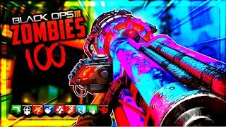 Call of Duty Black Ops 3 Zombies Kino Der Toten Round 100 Attempt 2 Solo Gameplay