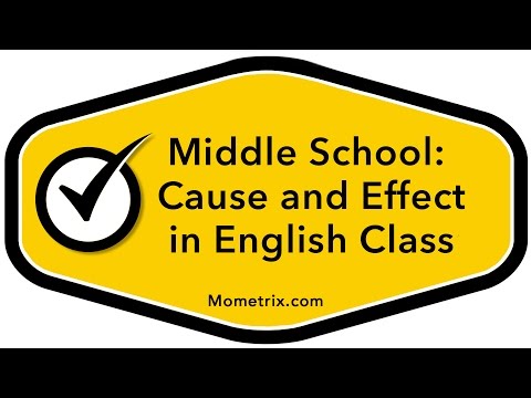 Cause and Effect for Middle Schoolers in English Class Cause and Effect for Middle Schoolers in English Class