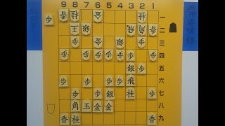 C・A15級との対局（先手、通算17局）　（先）居飛車舟囲い棒銀（勝ち）　対　四間飛車美濃囲い　令和5年1月30日（月）宇都宮市