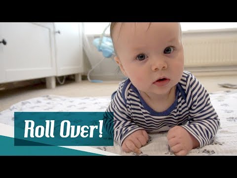 Teaching The Baby To Roll Over // The Oxleys Daily Teaching The Baby To Roll Over // The Oxleys Daily