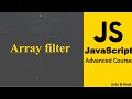JavaScript Array filter | Advance JavaScript Tutorial in Hindi / Urdu