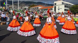 Cortejo da Festa da Flor 2021 -  Flower Festival Parade Madeira Island, Portugal (4K)