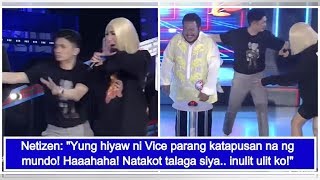 Vice Ganda, sumigaw at napasugod sa stage dahil sa sobrang takot