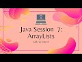Java Session 7: ArrayLists