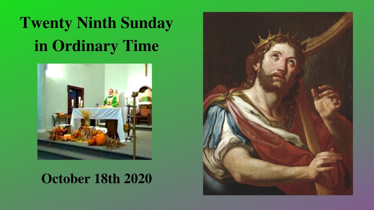 29th Sunday In Ordinary Time - YouTube