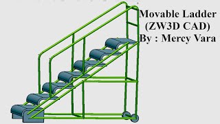 Movable Ladder (ZW3D CAD)