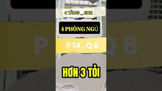 #LeMinhNhaPho: 4 tầng 4pn sổ hồng riêng, hoàn công hơn 3ty phường 14. Q 8 #nhadepgiare #nhadepquan8