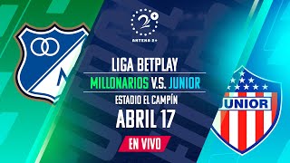 Millonarios vs Junior | Liga BetPlay | Narrado por: Alberto Mercado