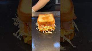 Bacon Toast - Korean Street Food #shortsvideo