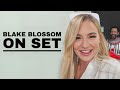 Blake Blossom on set behind the scenes | #blakeblossom