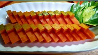 ปอก มะละกอ ให้สวยระดับเชฟ How to cut papaya