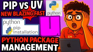 🚀 UV Python Package Manager [ 2025 Update ] 10x Faster Than pip & venv!! Python UV | pip vs UV