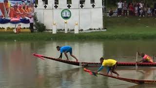 เที่ยว แข่งเรือ หัววัง-พนังตัก ตอน ลีลานายหัวเรือ รอบคัด เรือ 32 ฝีพาย