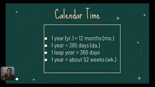 Grade 3 Math - Calendar Time with Rounded Schoolhouse