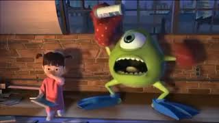 Mike sprays his eye