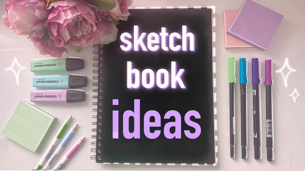 🌸5 Ways To Fill Your Sketchbook // Aesthetic, Easy & Cute🌸 Episode 2 ...