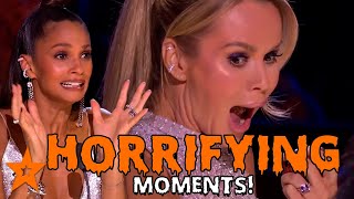 MOST HORRIFYING MOMENTS EVER on Britain's Got Talent! These Auditions Had The Judges SPOOKED!