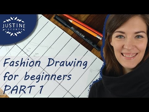 How to draw | TUTORIAL | Fashion drawing for beginners #1 | Justine Leconte How to draw | TUTORIAL | Fashion drawing for beginners #1 | Justine Leconte