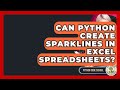 Can Python Create Sparklines In Excel Spreadsheets? - Python Code School