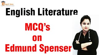 MCQ on Edmund Spenser | Edmund Spenser | Important Questions on Edmund Spenser | UP TGT-PGT English