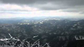 雪の高見山・迫力満点♪