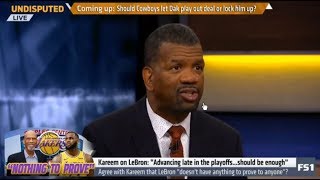 Rob Parker FURIOUS ''Agree with Kareem that LeBron "doesn't have anything to ..."? | Undisputed