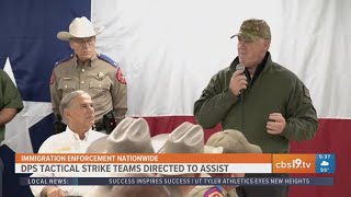 Texas Governor Greg Abbott orders DPS tactical strike team to help with immigration enforcement