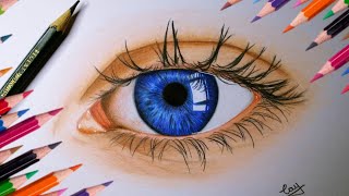 Como desenhar um olho realista - Vídeo-Aula | CayArts